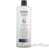 Nioxin System 6 Очищающий шампунь для средне- жестких, жестких волос, заметно редеющих 1000 мл код товара 10725 купить в интернет-магазине kosmetikhome.ru