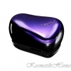 Tangle Teezer Compact Styler Purple Dazzle Расческа фиолетовая, дорожная 1шт код товара 11046 купить в интернет-магазине kosmetikhome.ru