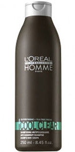 Loreal Professional () Homme Cool Clear Anti-Dandruff Shampoo       250   5258   - kosmetikhome.ru