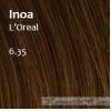 Loreal Inoa 6.35, темный блондин золотисто-махаговый 60 гр код товара 9515 купить в интернет-магазине kosmetikhome.ru